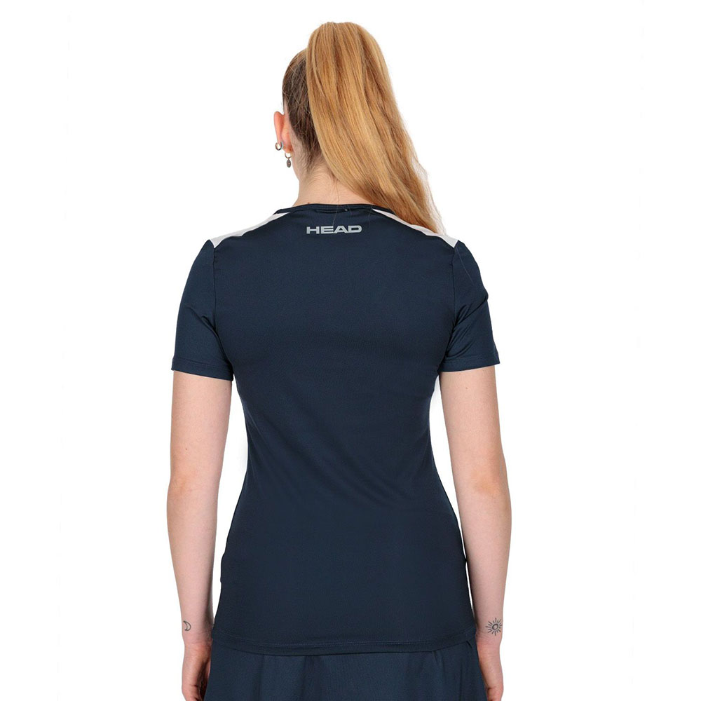 Футболка женская HEAD Club 22 T-Shirt W, Размер s, Цвет Темно-синий
