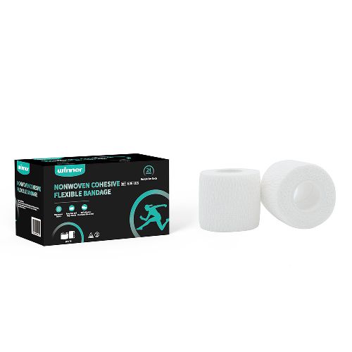 Тейп спортивный WINNER нетканый, когезивный 5 см*4,5 м, 24шт