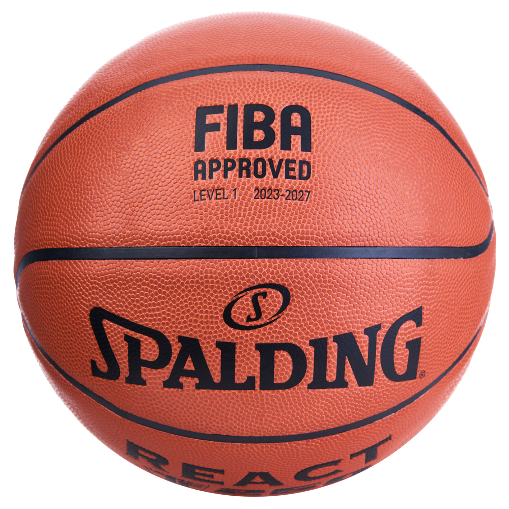 Мяч баскетбольный Spalding TF-250 React, FIBA Approved, Размер 6