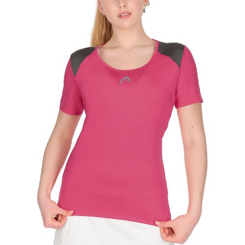 Футболка HEAD Club 22 T-Shirt W, женская, Размер l, Цвет Розовый