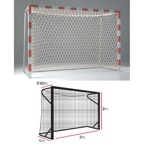 Сетка футзальная/гандбольная EL LEON DE ORO, ячейка 12х12 см
