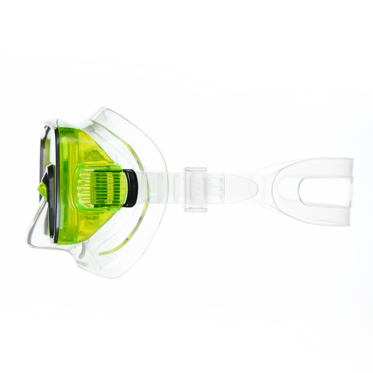 Маска для плавания SALVAS Geo Jr Mask, размер детский, Размер junior, Цвет Желтый