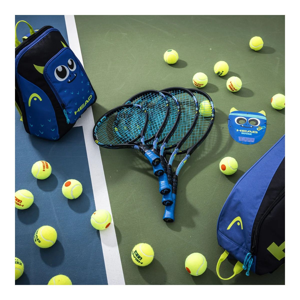 Ракетка для большого тенниса HEAD Novak 23, детская, 6-8 лет, Размер ручки 06