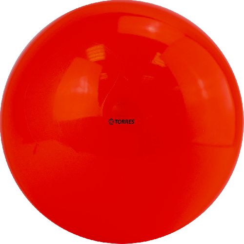 Мяч для художественной гимнастики TORRES, Цвет Оранжевый, Диаметр 15 см