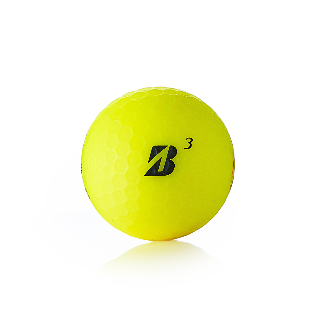 Мяч для гольфа Bridgestone e12 Straight Matte Yellow