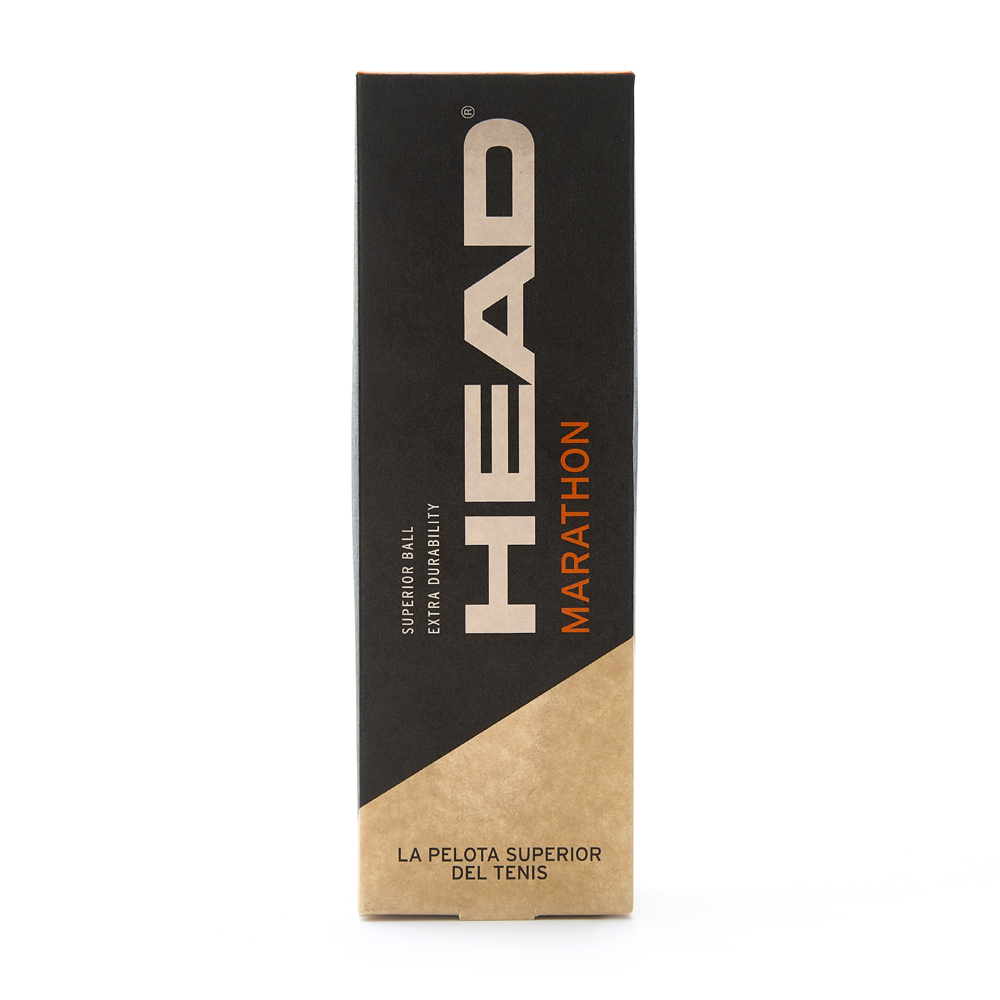 Мяч теннисный HEAD Marathon 3B, без давления, уп.3шт
