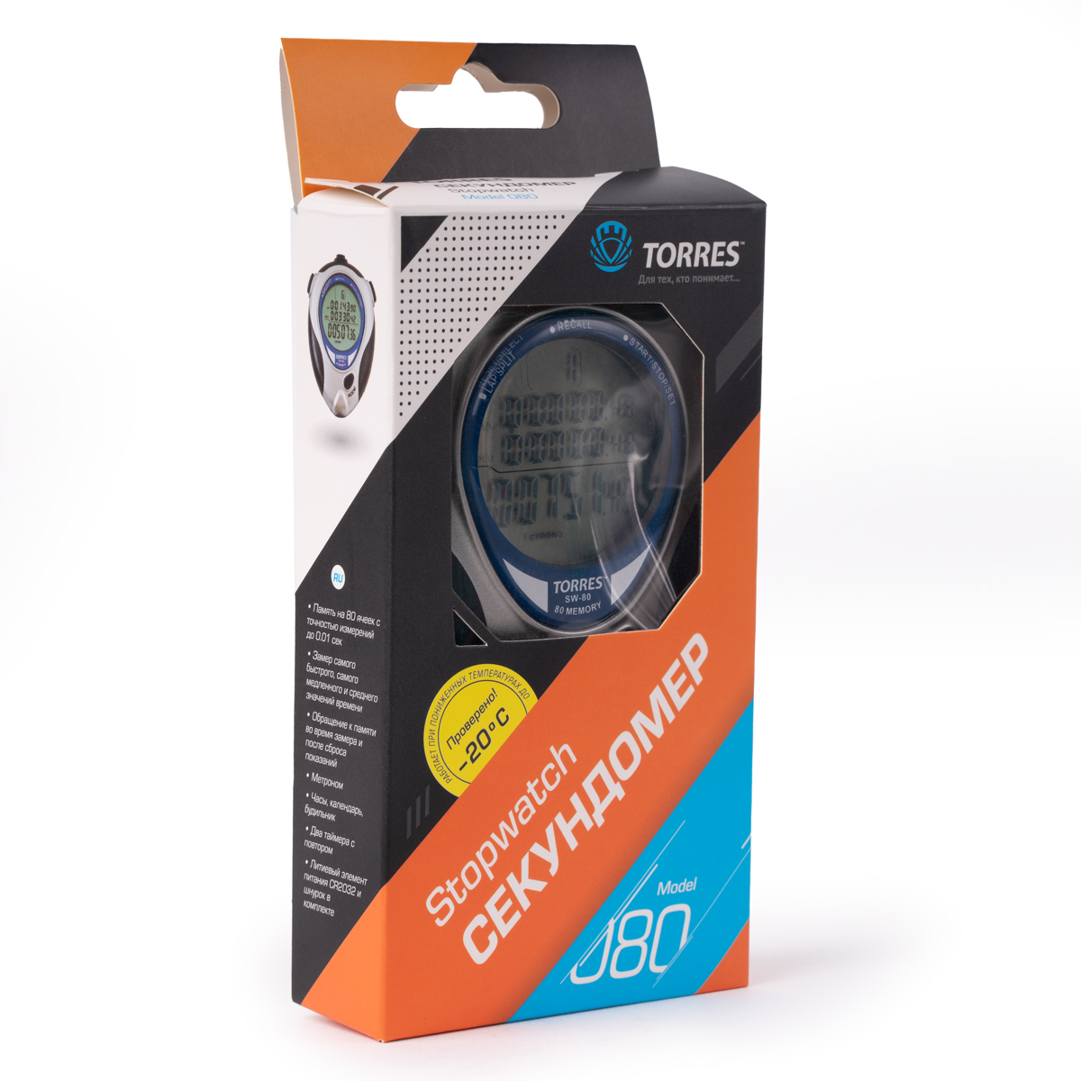 Секундомер профессиональный TORRES Professional Stopwatch SW-80