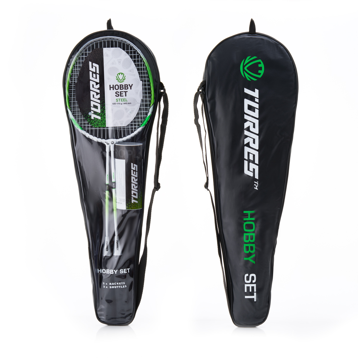 Набор для бадминтона TORRES Hobby Set, 2 ракетки и 3 волана