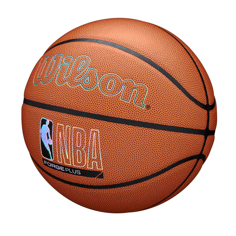 Мяч баскетбольный Wilson NBA Forge Plus, Цвет Коричневый