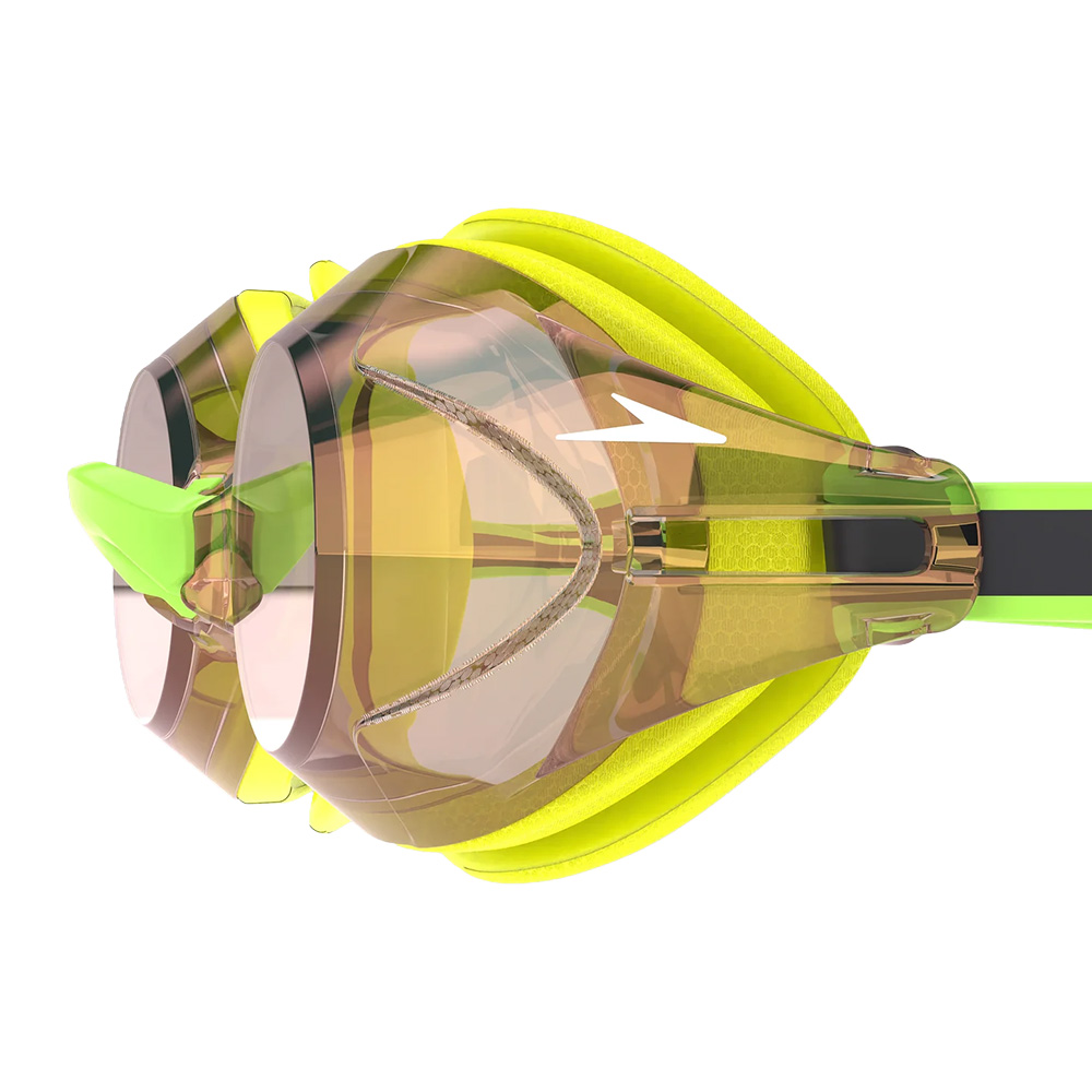 Очки для плавания SPEEDO Vanquisher 3.0 Mirrored, Цвет очков/линз Зеленый/Зеркальный