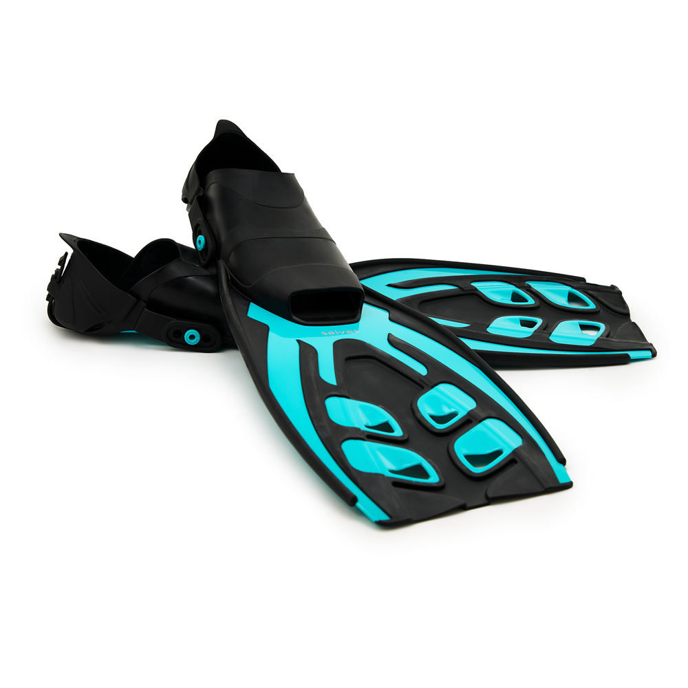 Ласты для плавания SALVAS Tonic Dive, Размер s-m, Цвет Бирюзовый