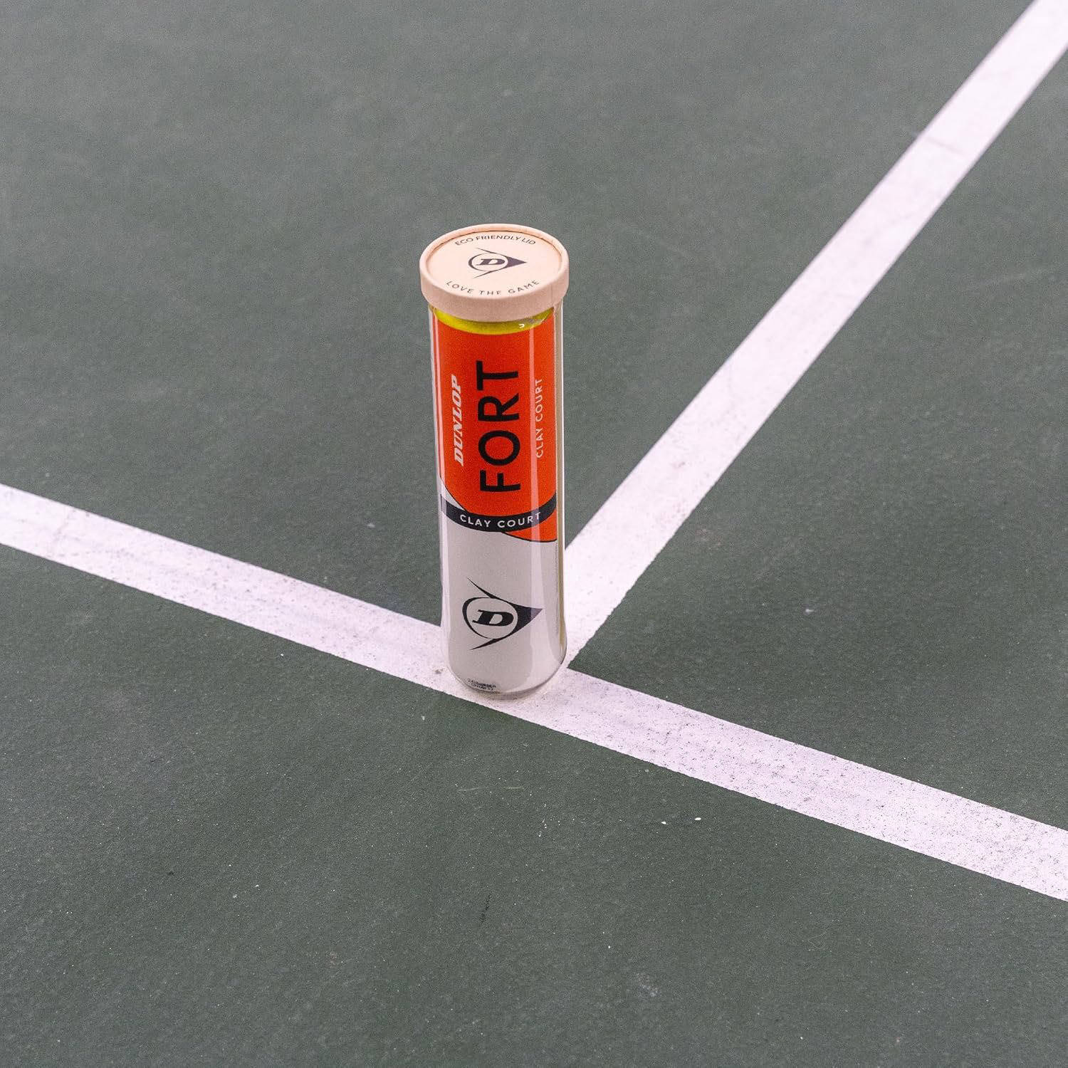 Мяч теннисный Dunlop Fort Clay Court 4B, 601613, уп.4 шт, ITF