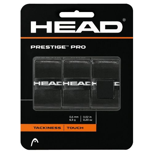 Овергрип HEAD Prestige Pro, упаковка 3 шт., Цвет Черный