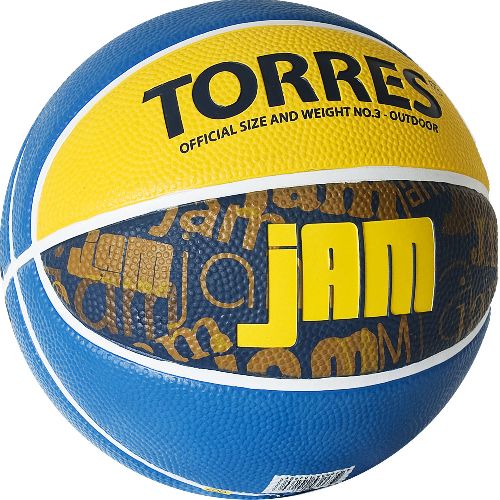 Мяч баскетбольный TORRES Jam, Размер 3