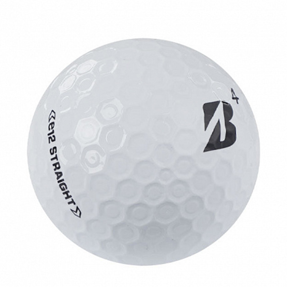 Мяч для гольфа Bridgestone 25 e12 Straight White, Цвет Белый