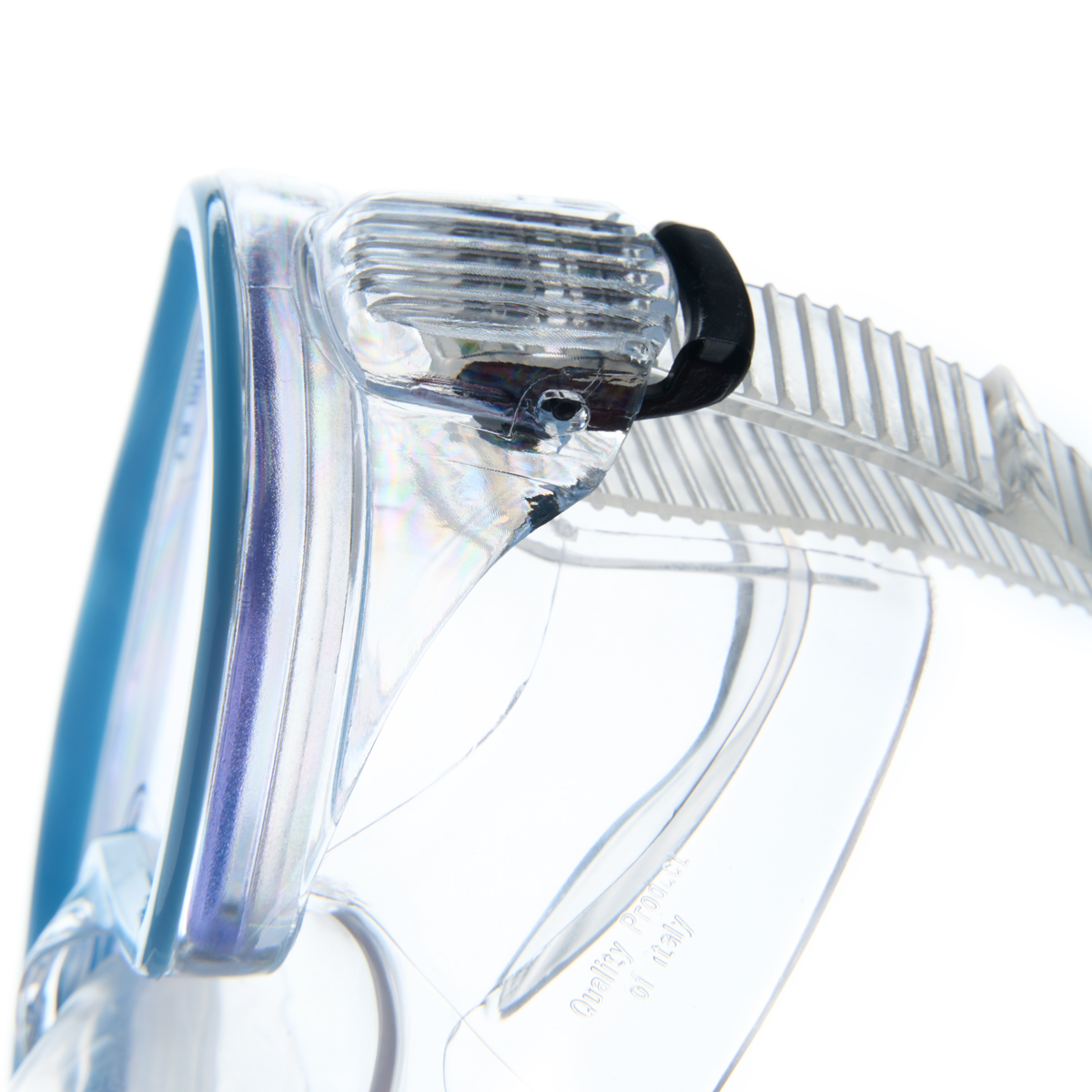 Маска для плавания SALVAS Domino Jr Mask, размер детский, Размер junior, Цвет Голубой