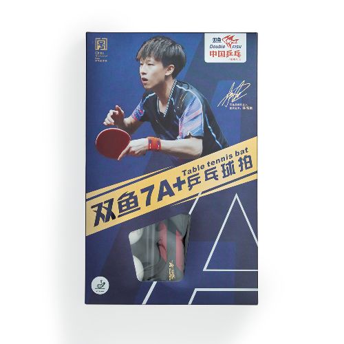 Ракетка для настольного тенниса DOUBLE FISH 7A+C, профессиональная, ITTF Approved, + 2 мяча
