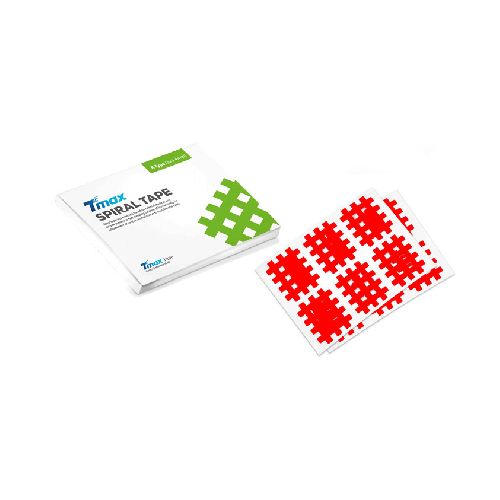 Кросс-тейп TMAX Spiral Tape Type B, 20 листов, Цвет Красный