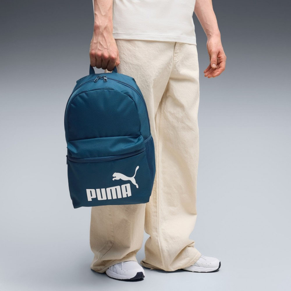 Рюкзак PUMA Phase Backpack, 41x28x14см, Цвет Темносине-зеленый