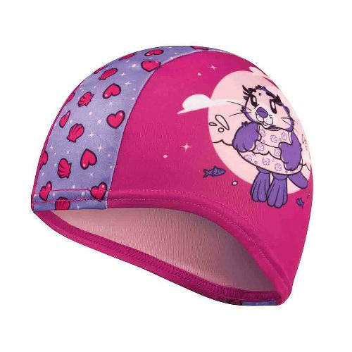 Шапочка для плавания SPEEDO Infant Polyester Cap African Jr, детская, цвет розовый, Цвет Розовый