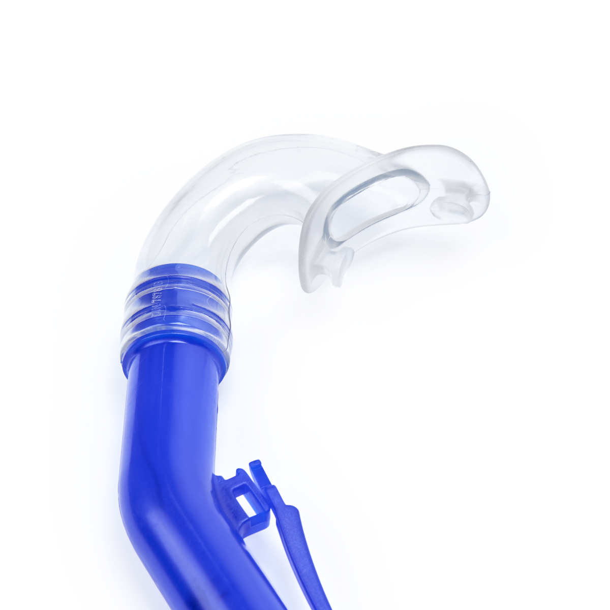 Трубка плавательная SALVAS Kid Snorkel, без клапана, размер детский, Цвет Синий