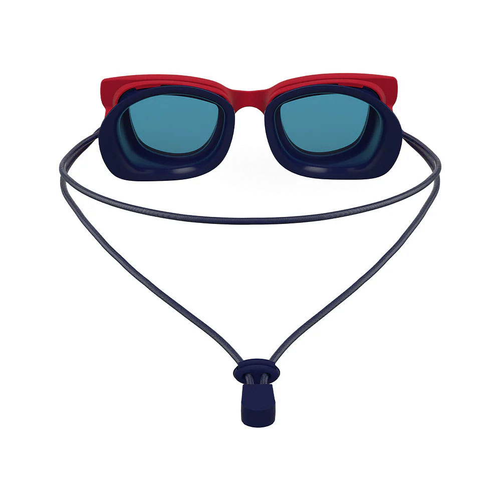 Очки для плавания SPEEDO Kids Sunny G Seaside, для детей 3-6 лет, Цвет очков/линз Красный/Голубой