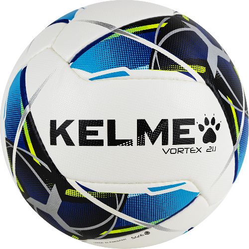 Мяч футбольный KELME Vortex 21.1, Размер 5, Цвет Бело-синий