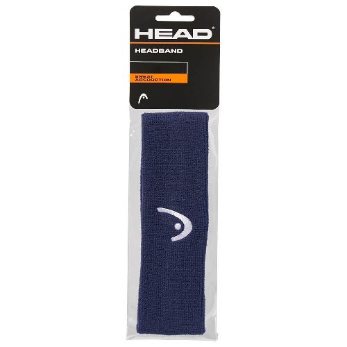 Повязка на голову HEAD 2'', ширина 5см, Цвет Темно-синий