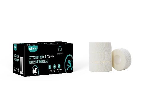 Тейп спортивный Winner, Cotton Stretch Adhesive bandage, 602040  5см*4.6м, белый, 6 шт./упаковке