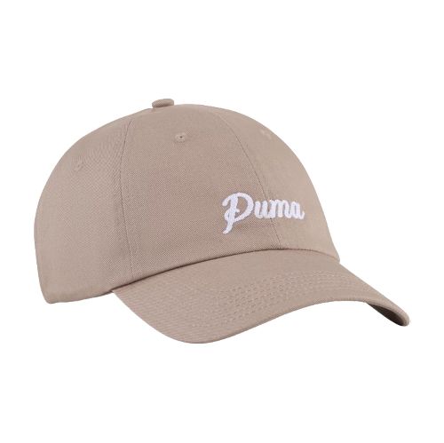 Бейсболка PUMA ESS Script Logo Dad Cap, Цвет Темно-бежевый