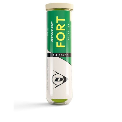 Мяч теннисный Dunlop Fort All Court 4B, 601607, уп.4 шт, ITF