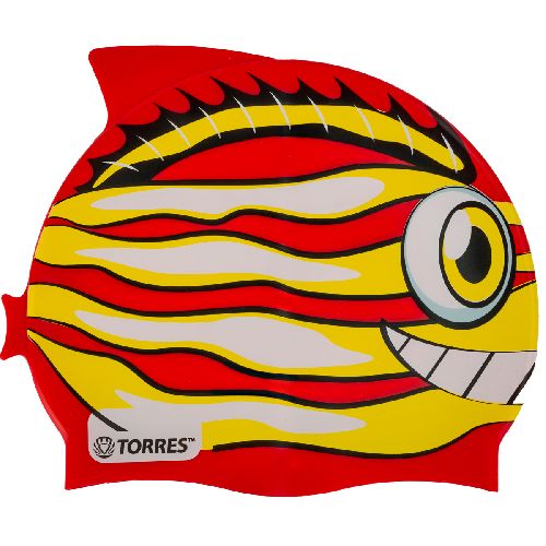 Шапочка для плавания TORRES Junior детская, Цвет Красный