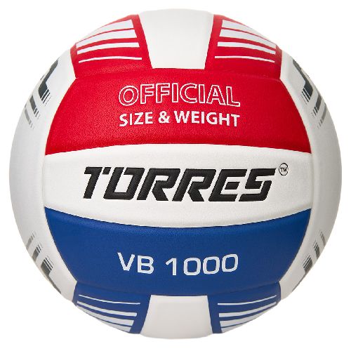 Мяч волейбольный TORRES VB 1000, микрофибра, размер 5