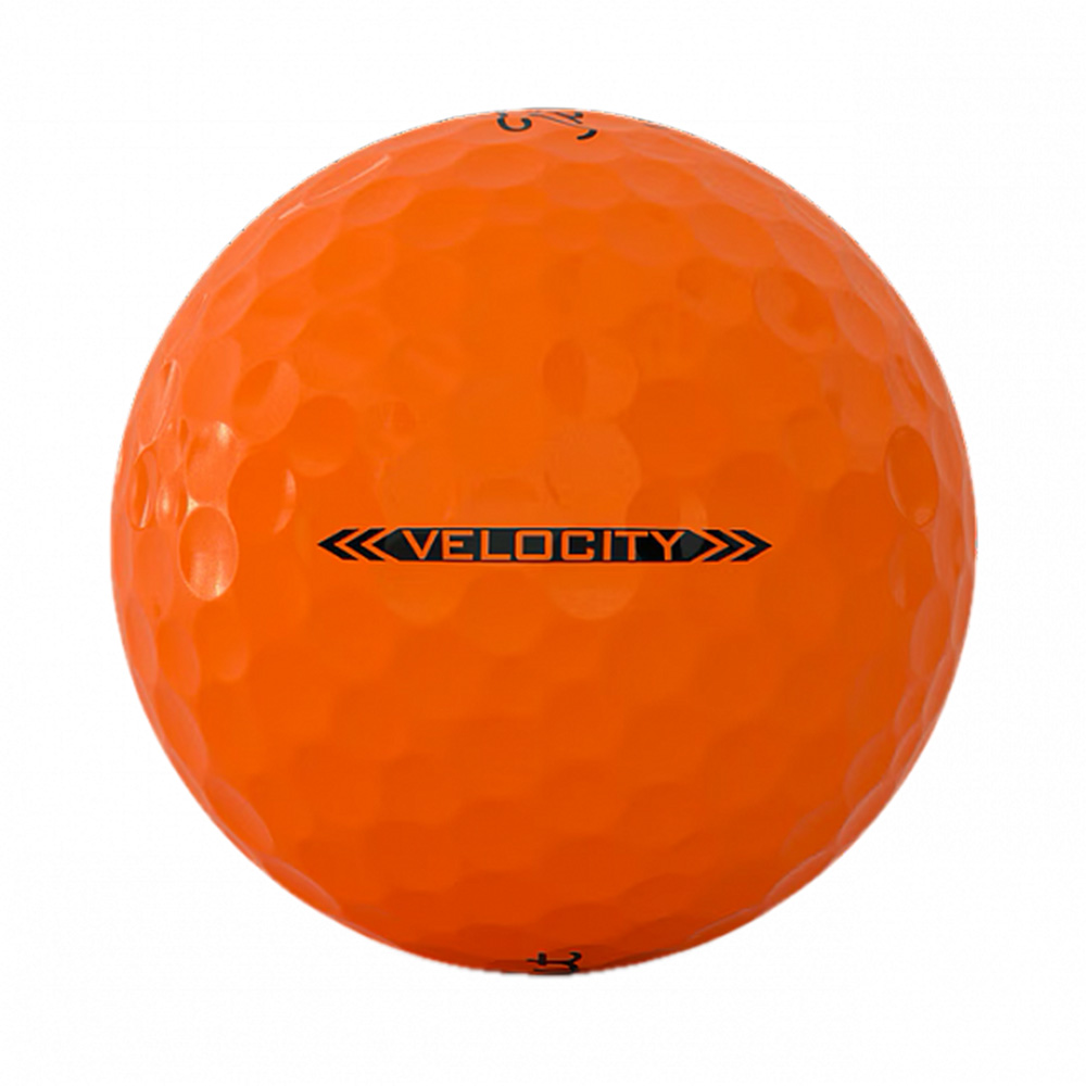 Мяч для гольфа Titleist Velocity 26 T8027S-OR, 3 шт., оранжевый, Цвет Оранжевый