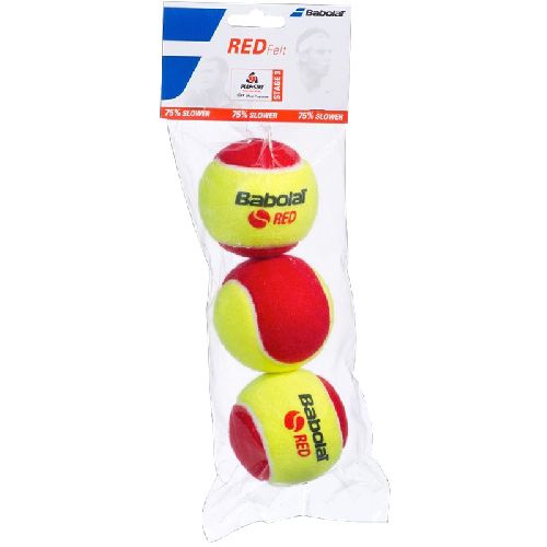 Мяч для большого тенниса детский Babolat Red, 3шт