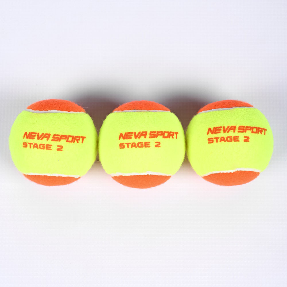 Мяч для большого тенниса NS Orange 5021005, упаковка 3 мяча,  детский