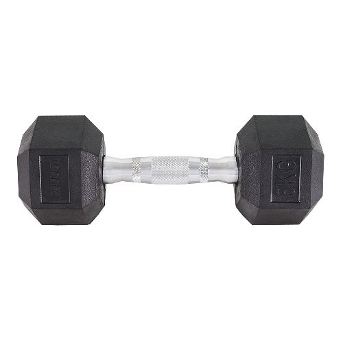 Гантель металлическая TORRES в резиновой оболочке, Вес 5 кг