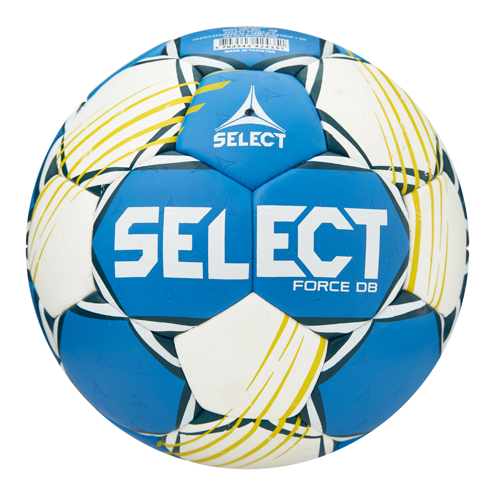 Мяч гандбольный SELECT HB FORCE DB V25, EHF Approved, Размер 2