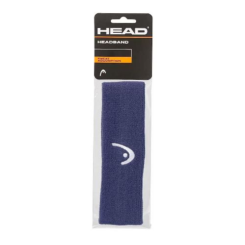 Повязка на голову HEAD 2'', ширина 5см, Цвет Синий