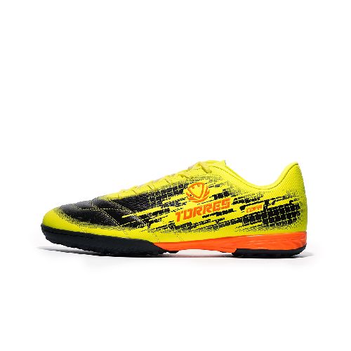 Бутсы футбольные (многошиповки) TORRES COPA-J, Размер 34, Цвет Желтый/Черный