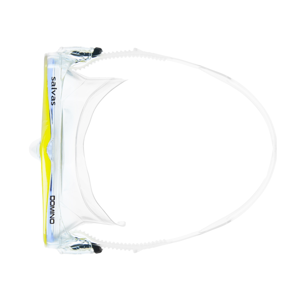 Маска для плавания SALVAS Domino Jr Mask, размер детский, Размер junior, Цвет Желтый