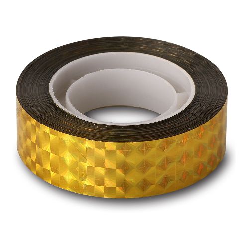 Обмотка для гимнастического обруча, ширина 1,2см., длина 10м., Цвет Золотистый