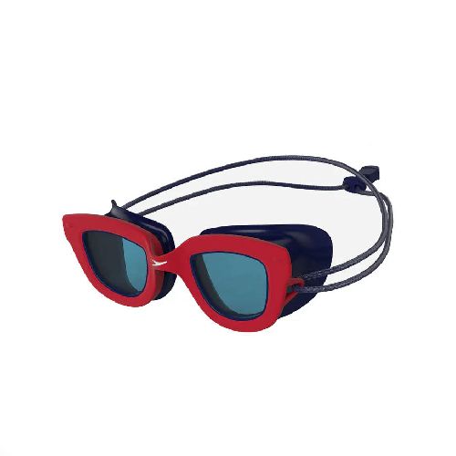 Очки для плавания SPEEDO Kids Sunny G Seaside, для детей 3-6 лет, Цвет очков/линз Красный/Голубой
