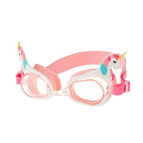 Очки для плавания TORRES Fun Kids детские (2-5 лет), Цвет очков/линз Розовый/Прозрачный