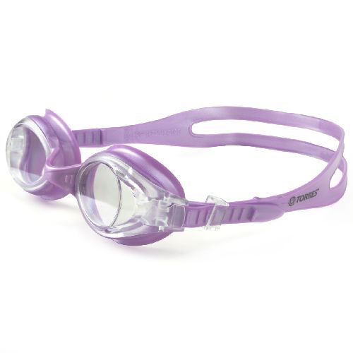 Очки для плавания TORRES Splash Junior детские, Цвет очков/линз Сиреневый/Прозрачный