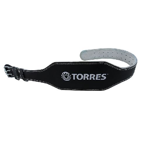 Пояс тяжелоатлетический TORRES, натуральная прессованная кожа, Размер s