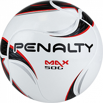 Мяч футзальный PENALTY BOLA FUTSAL MAX 500 TERM XXII 5416281160-U, размер 4, бело-красно-черный